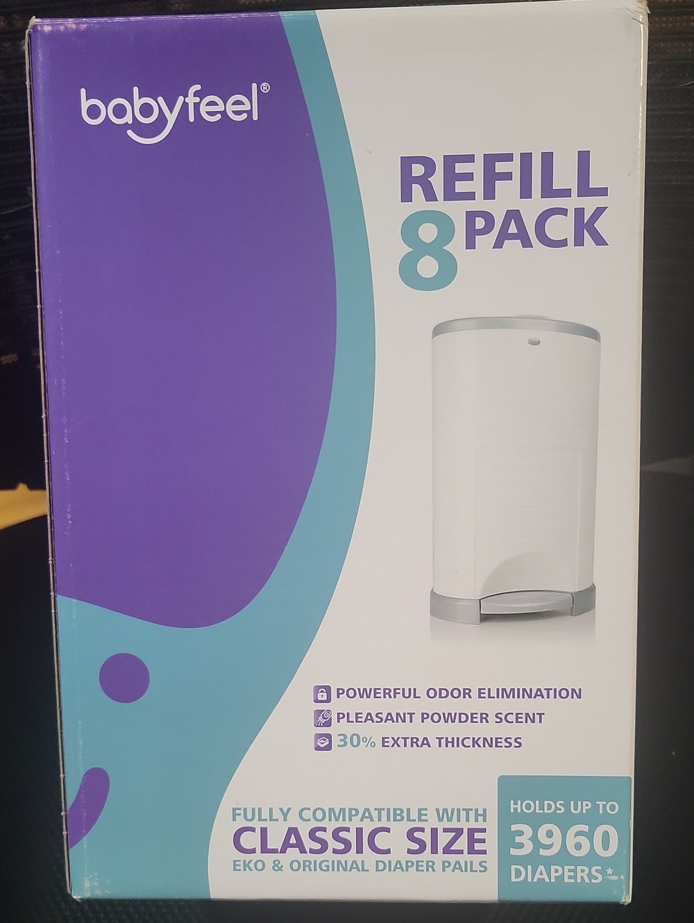 Babyfeel Refill 8-Pack for Diaper Pails